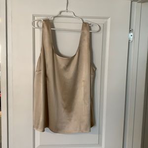 Gold dressy tank
